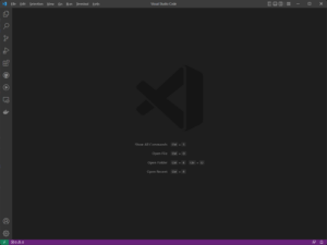 VSCode Sidebar Closed